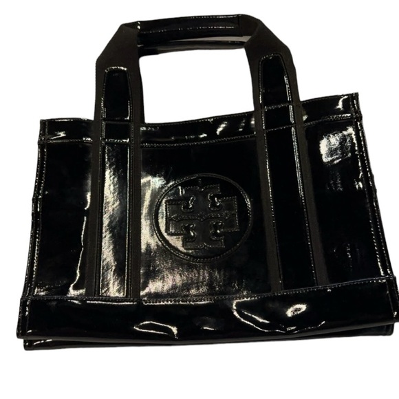 Tory Burch Handbags - Tory Burch Black Leather Tote Bag